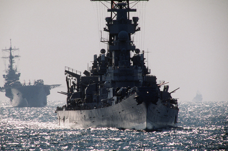 portavionului USS WISCONSIN (BB-64)