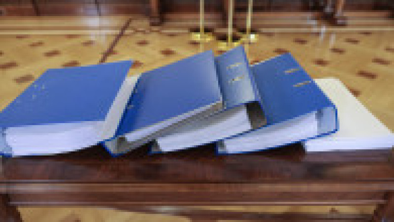 Președintele Nicușor Dan susține declarații de presă pe tema sistemului de justiție din România, la Palatul Cotroceni din București, 21 decembrie 2025. Foto: Inquam Photos / George Călin | Poza 3 din 9